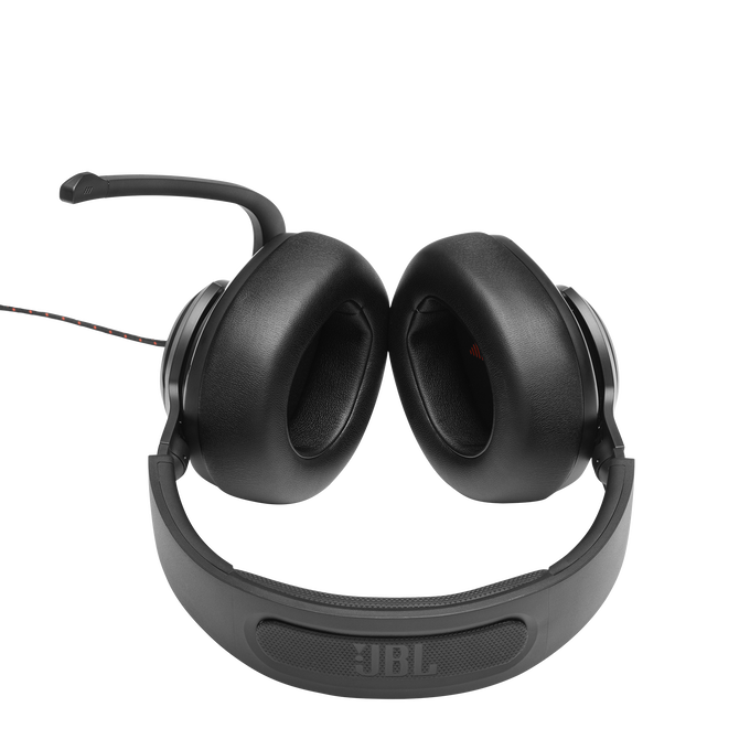JBL Quantum 200 - Black - Wired over-ear gaming headset with flip-up mic - Detailshot 6 image number null